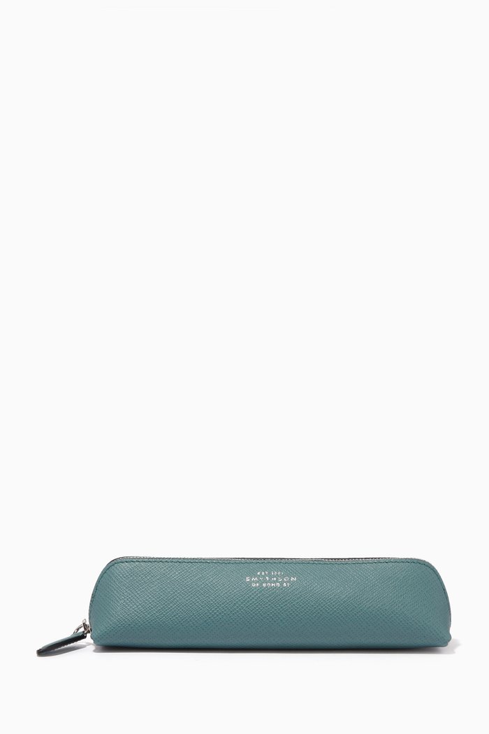 

Panama Pencil in Case in Crossgrain Leather, Green