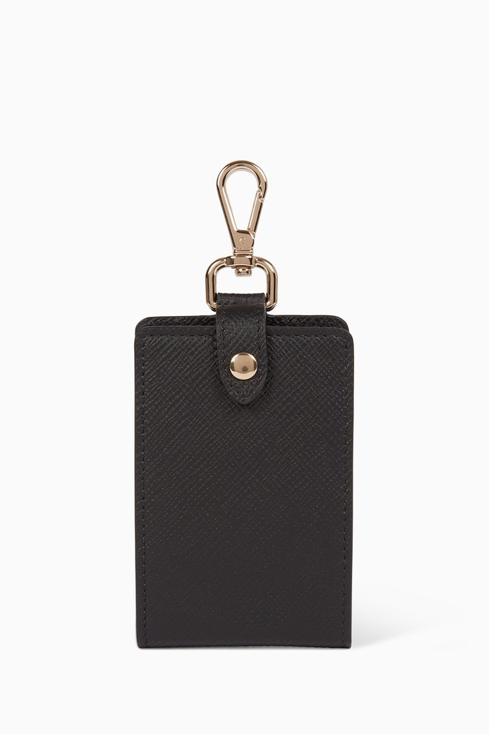 

Golf Tee Holder in Panama Leather, Black