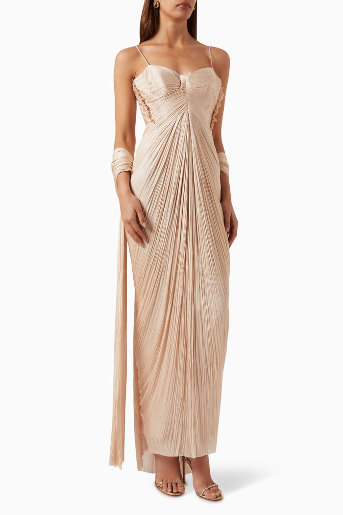 

Kallie Dress in Silk, Neutral