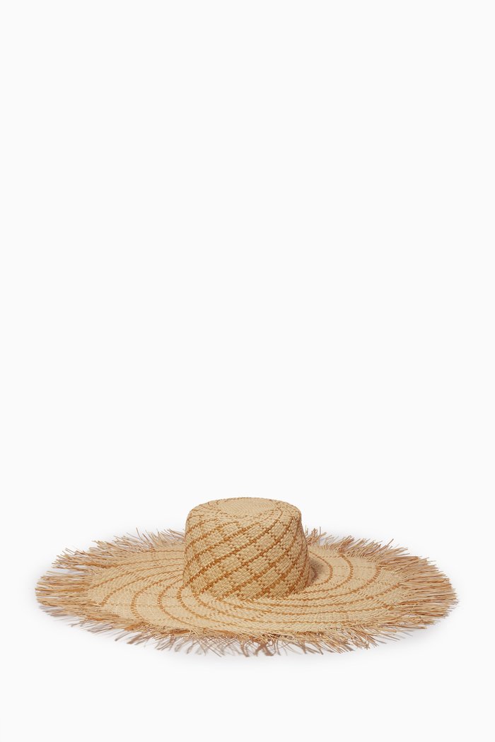 

Valentina Sunhat in Straw, Neutral