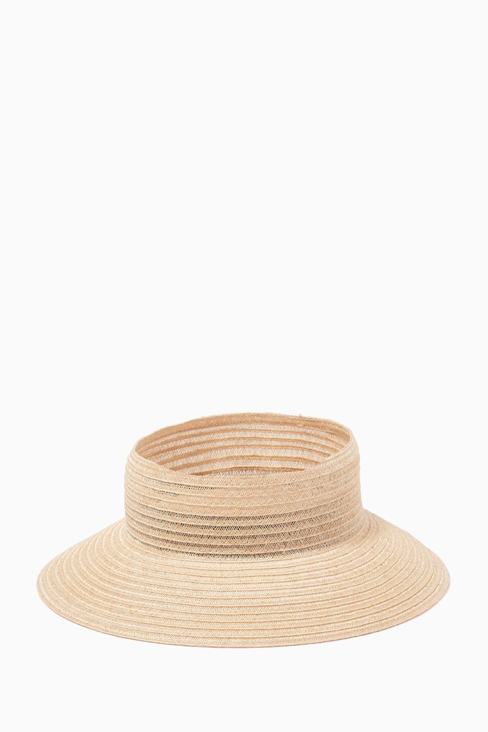 

Kayla Bucket Visor in Straw, Neutral