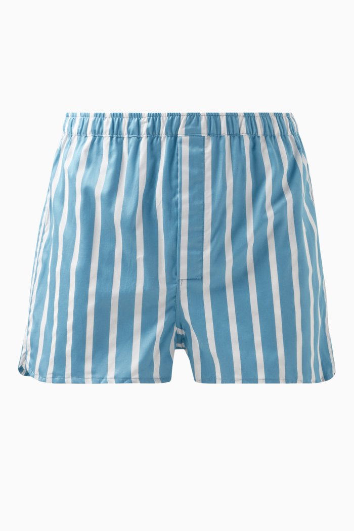 

Classic Fit Boxers in Cotton, Blue