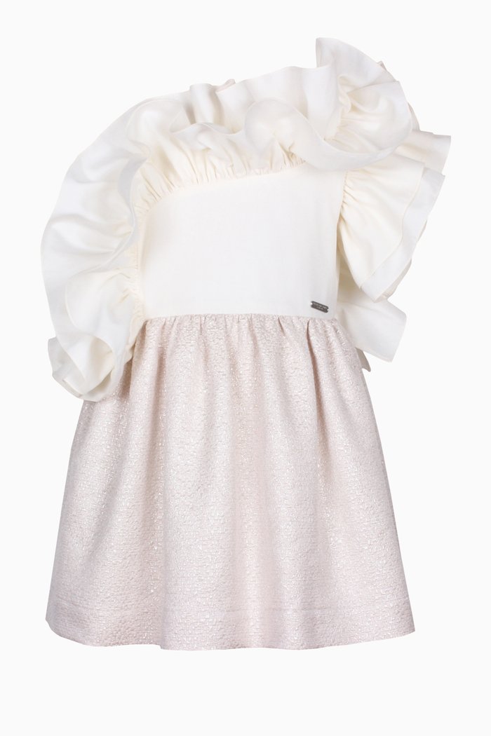 

Solstice Dress in Cotton, Pink