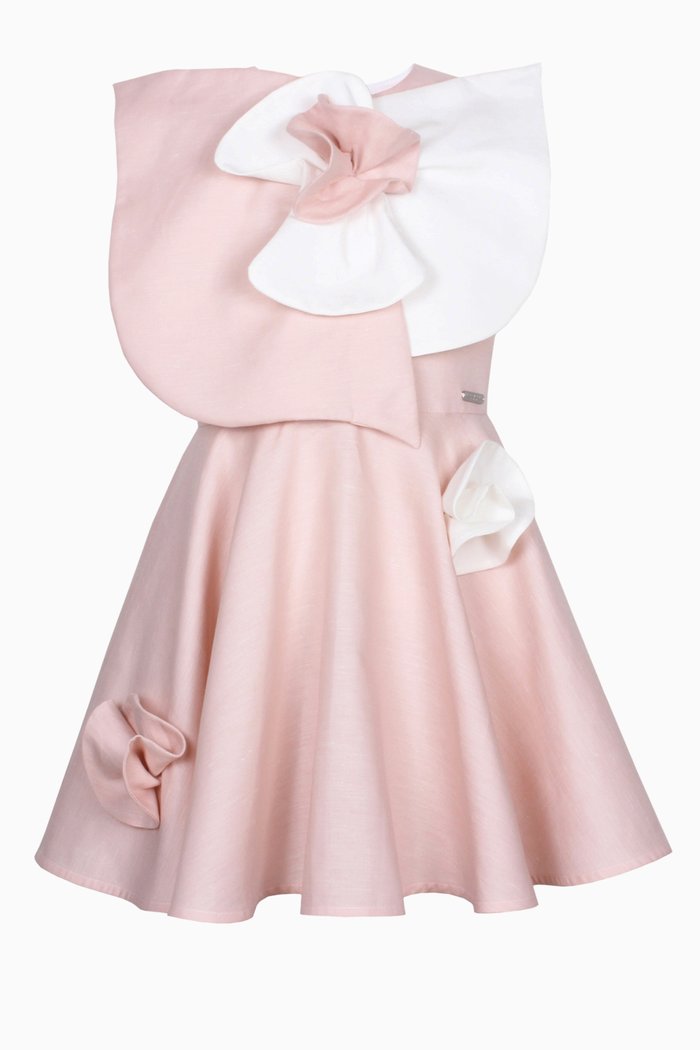 

Peony Dress in Cotton-blend, Pink