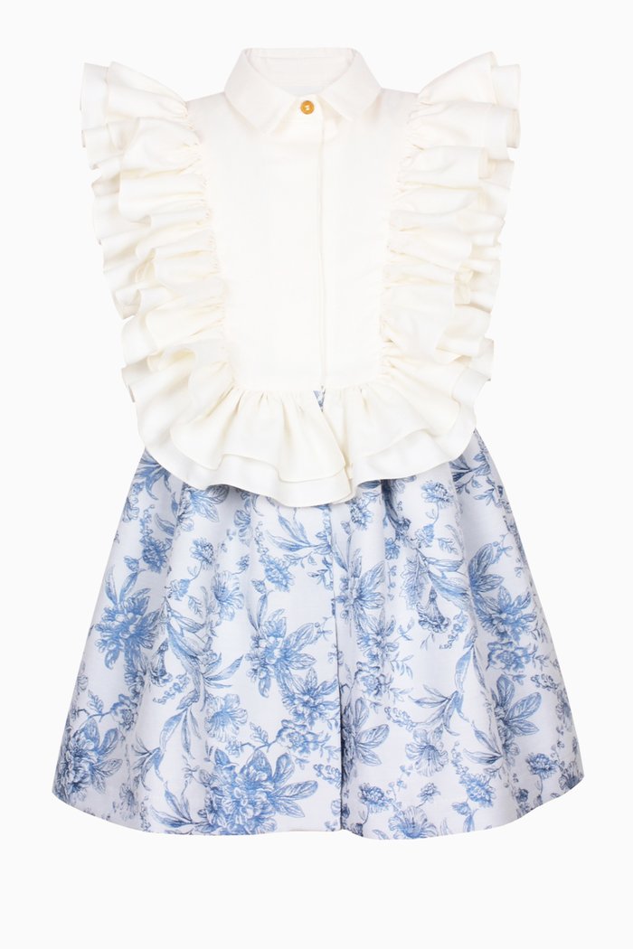 

River Dress in Viscose-blend, Blue