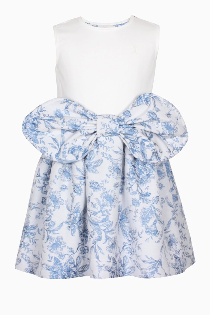 

Katlyn Dress in Cotton-blend, Blue