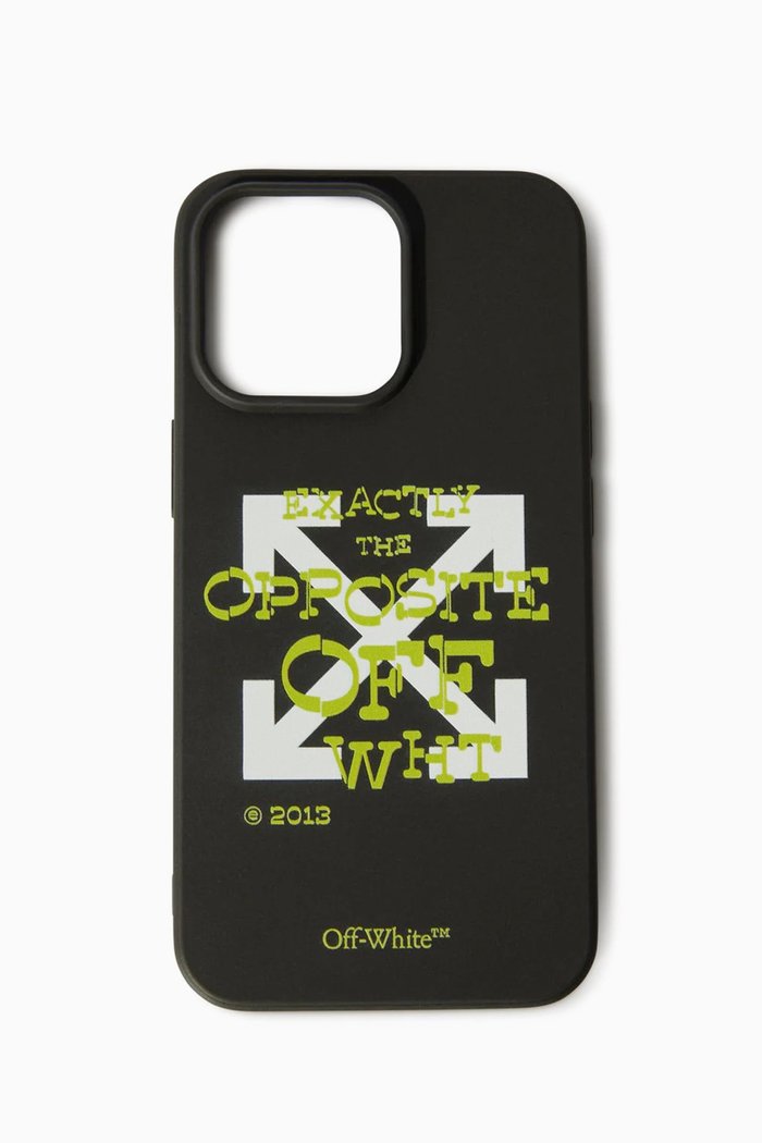 

The Opposite iPhone 14 Pro Phone Case in Silicon, Black