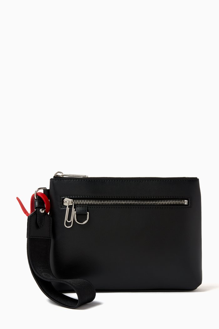

Medium Hard Core Pouch in Leather, Black