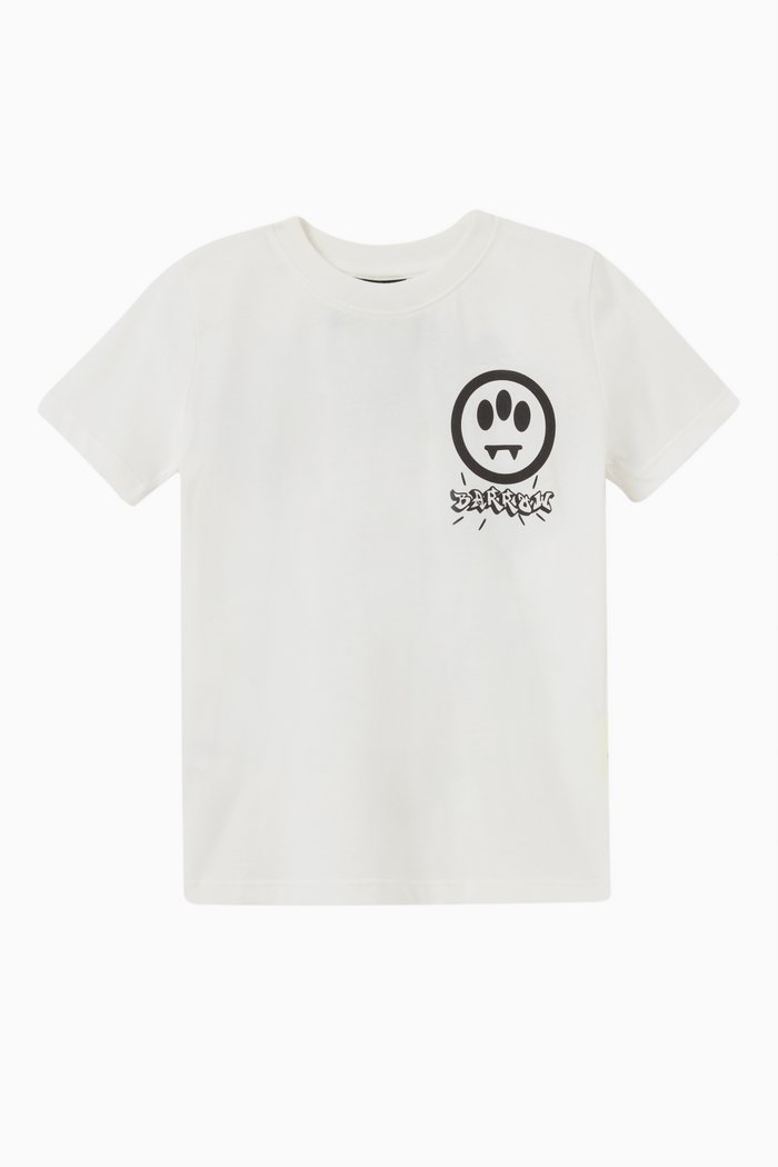 

Palm Graphic Printed T-shirt in Cotton, Neutral