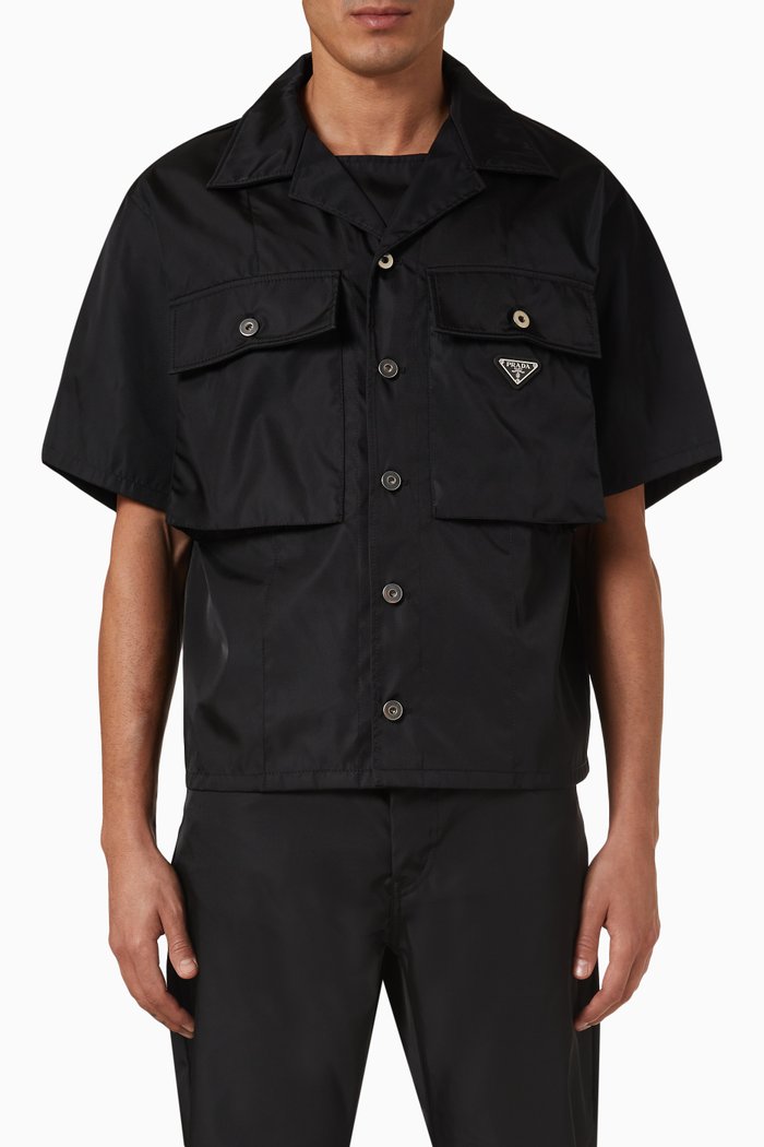 

Cargo Shirt in ReNylon, Black