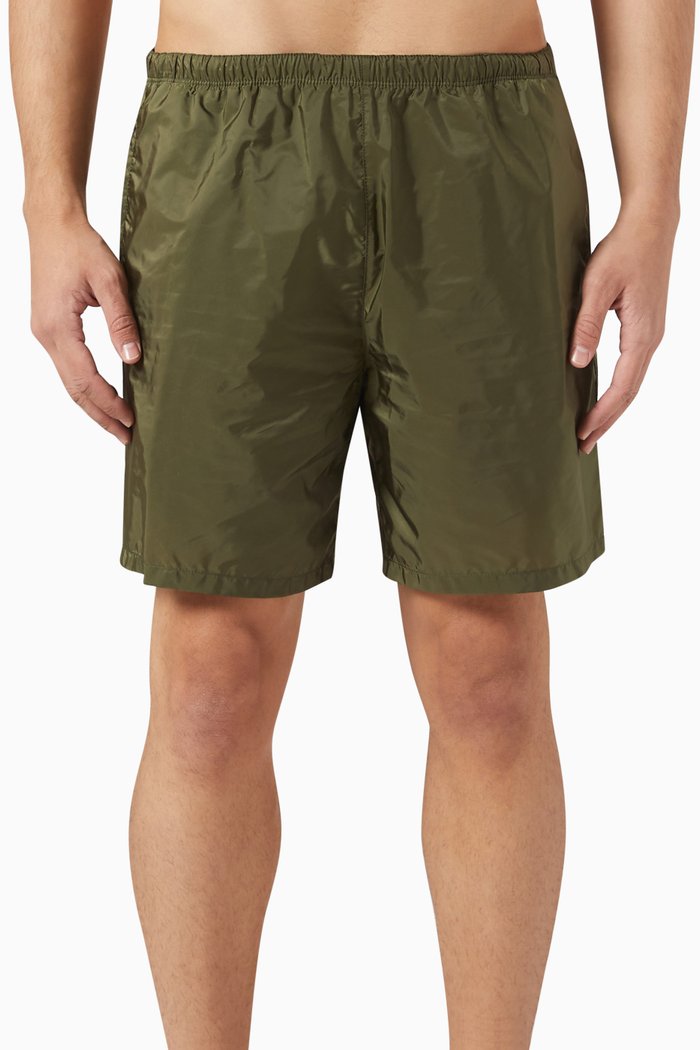 

Swim Shorts in Recycled Nylon, Green