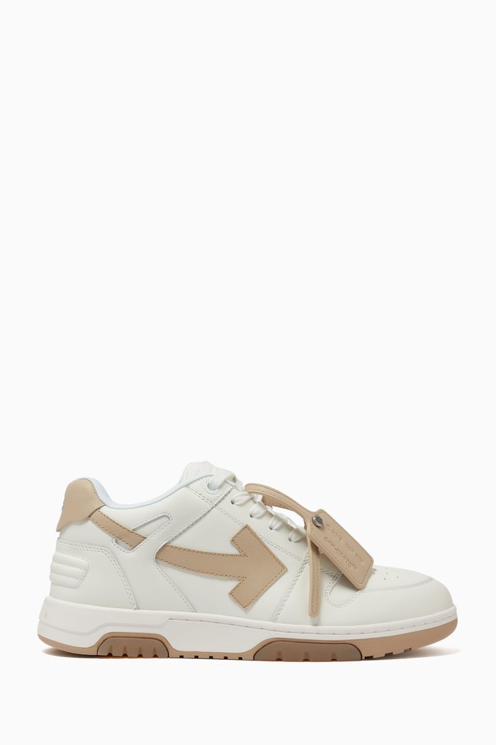 

Out of Office Low-top Sneakers in Leather, White