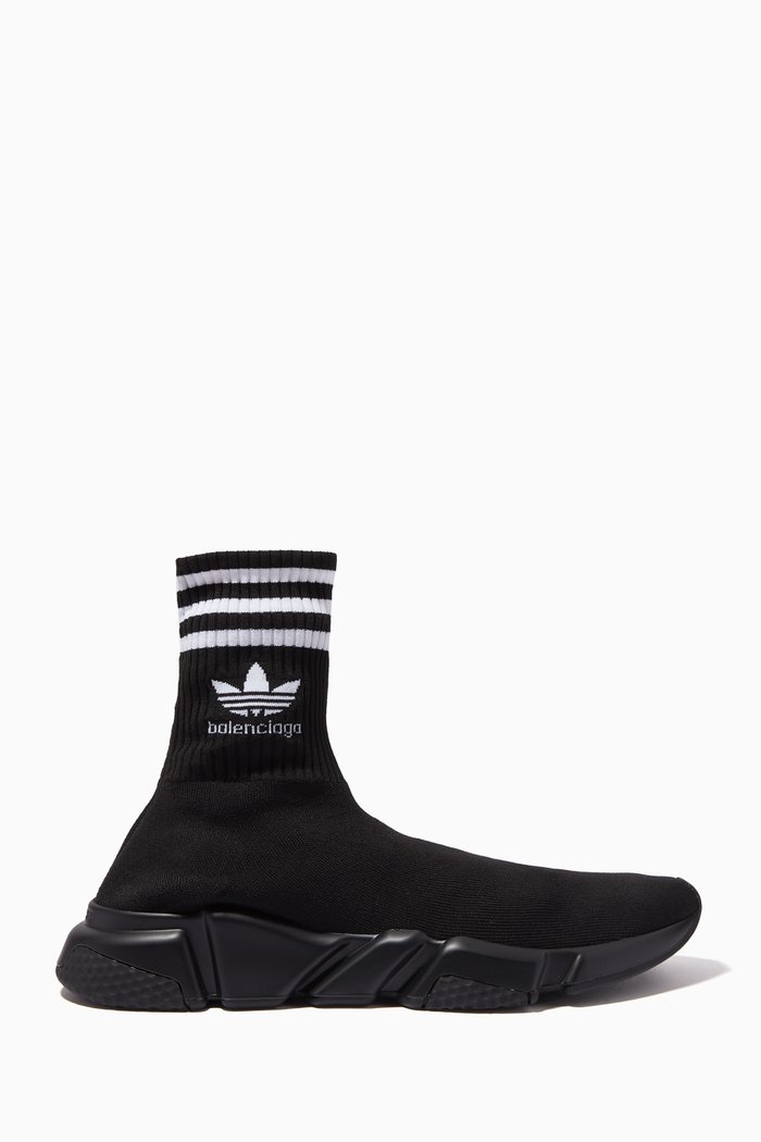 

x Adidas Speed Trainers in Technical 3D Knit, Black