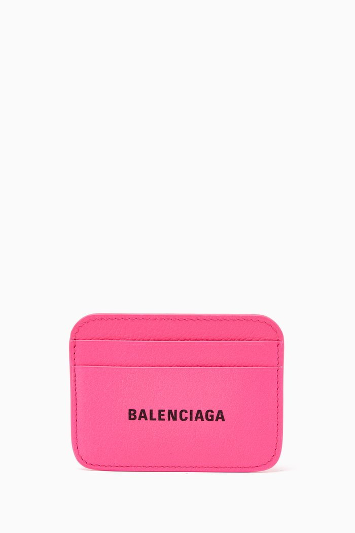 

Cash Card Holder in Grained Calfskin, Multicolour