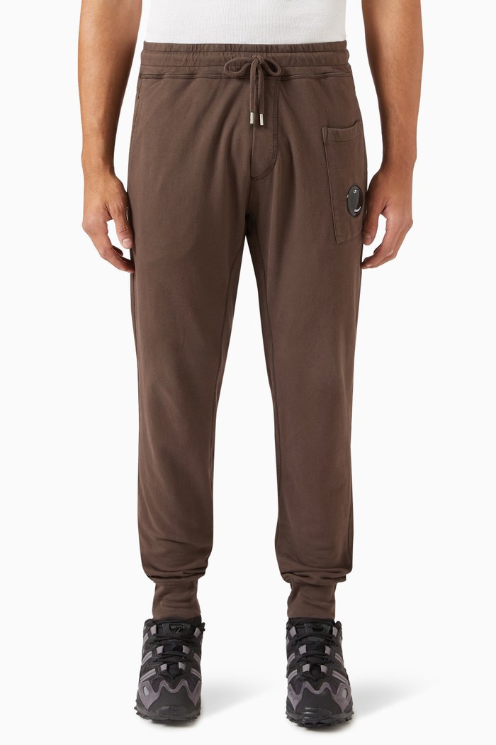 

Auxiliary Sweatpants in Cotton Fleece, Brown