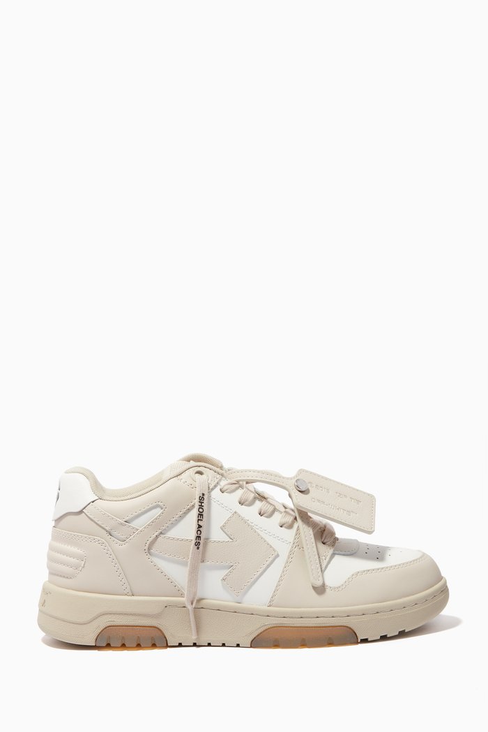 

Out of Office "OOO" Sneakers in Calf Leather, Neutral
