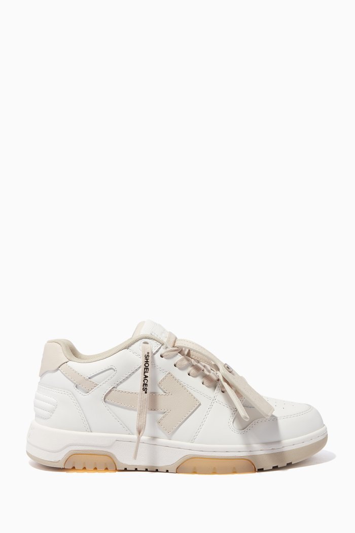

Out of Office "OOO" Sneakers in Calf Leather, White
