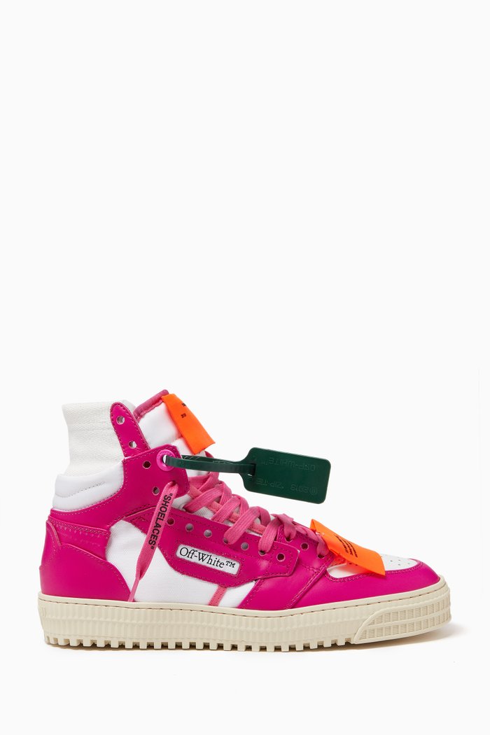 

Off Court 3.0 Sneakers in Calf Leather, Pink