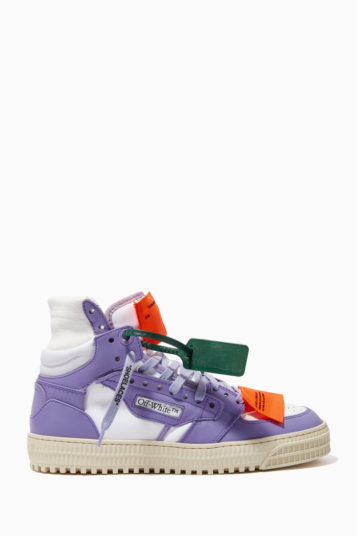 

Court 3.0 Sneakers in Calf Leather, Purple