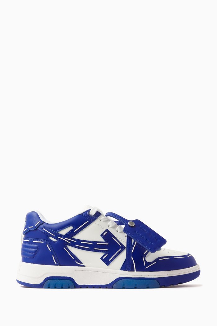 

Out Of office Low-top Sartorial Stitching Sneakers in Leather, Blue