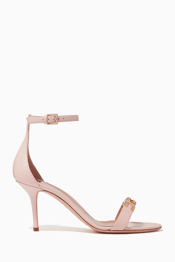 

Chain 70 Sandals in Leather, Pink