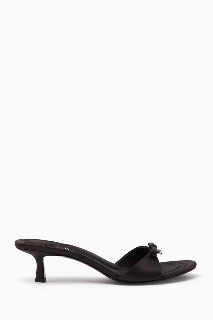 

Dahlia 50 Sandals in Satin, Black