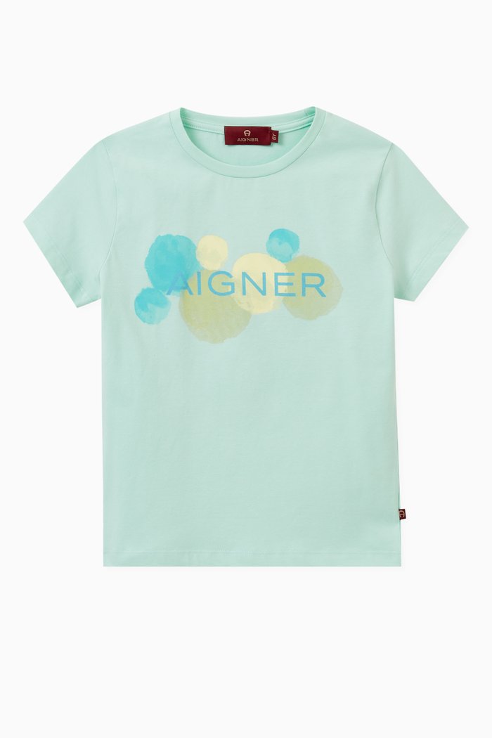 

Logo T-shirt in Cotton, Green