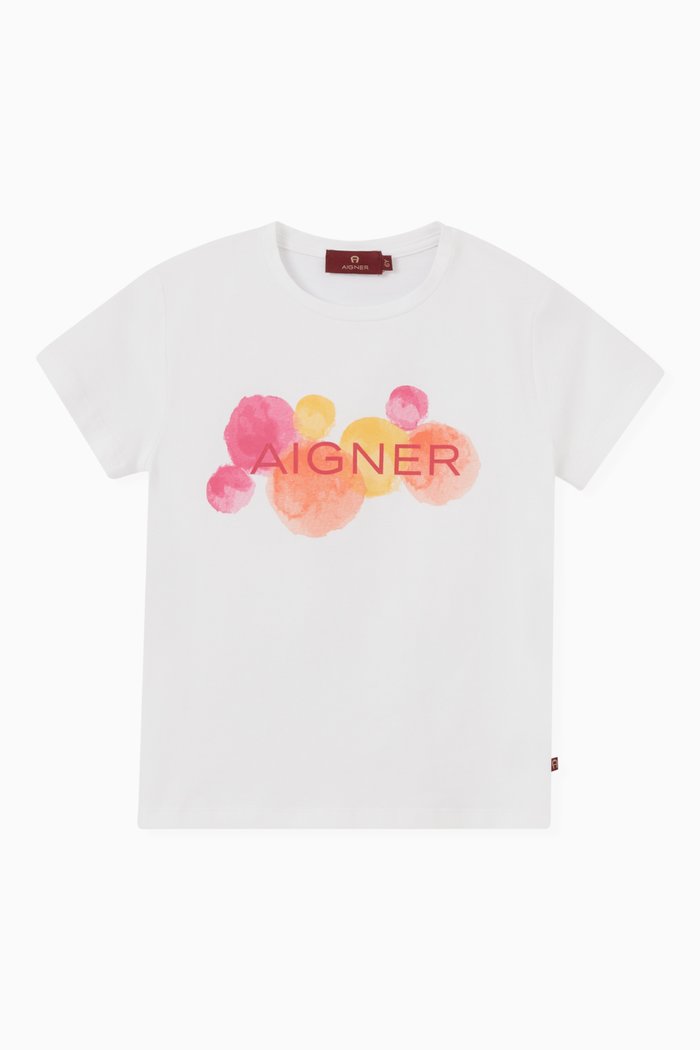 

Logo T-shirt in Cotton, Orange