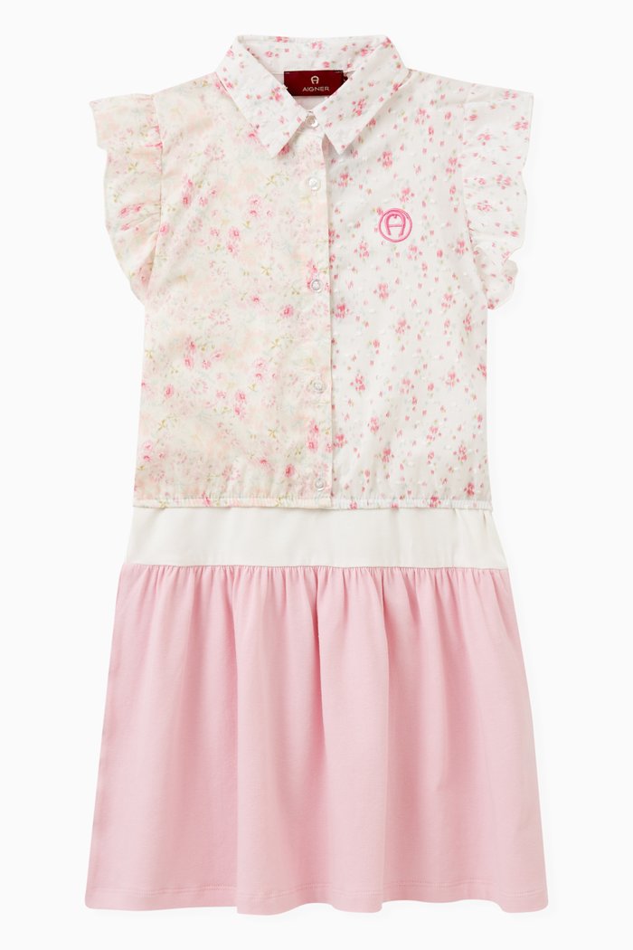 

2-in-1 Dress Set in Lycra, Pink