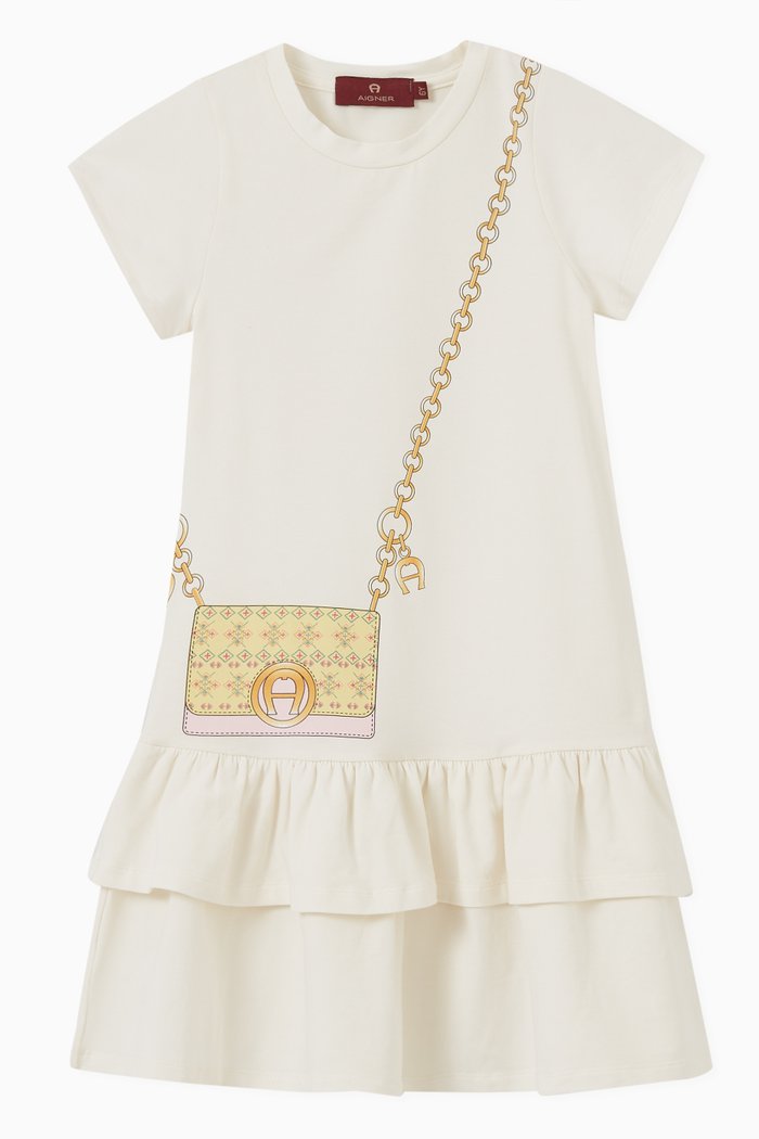 

Micro Bag Dress in Cotton, Neutral