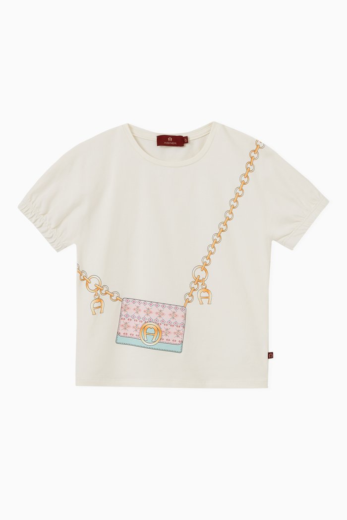

Bag T-shirt in Cotton-blend, Neutral