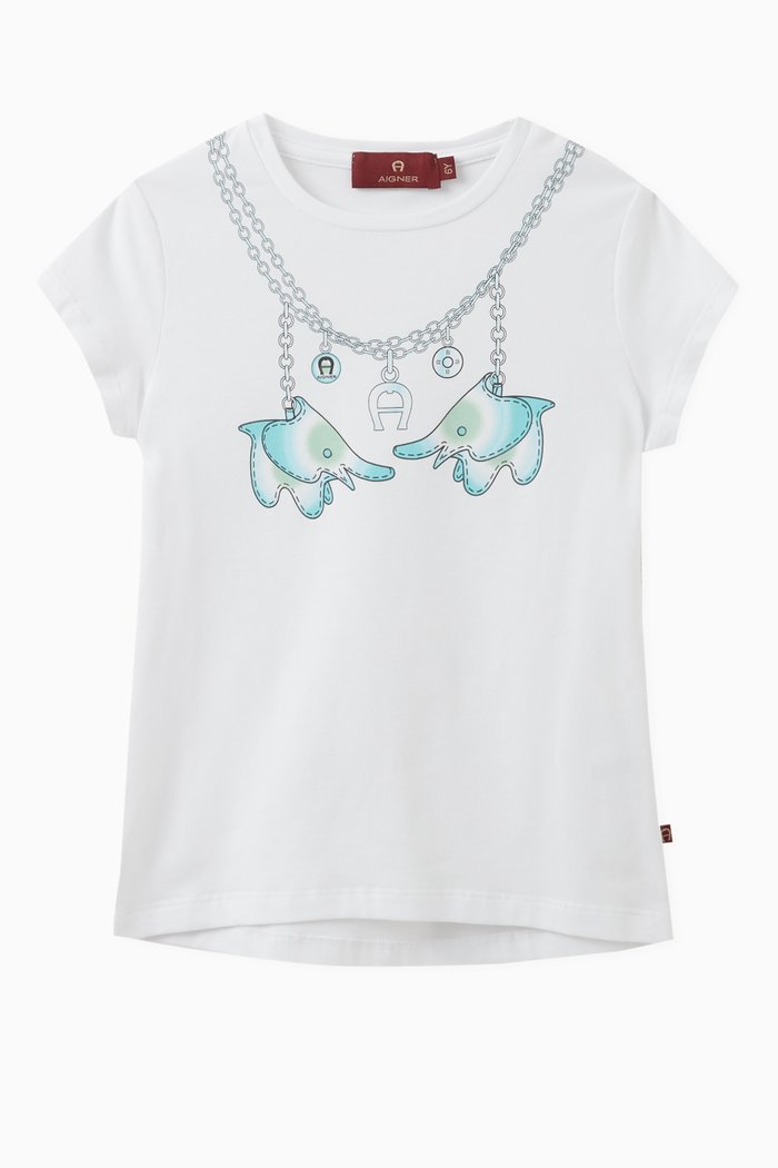 

Elephant T-shirt in Cotton, Blue