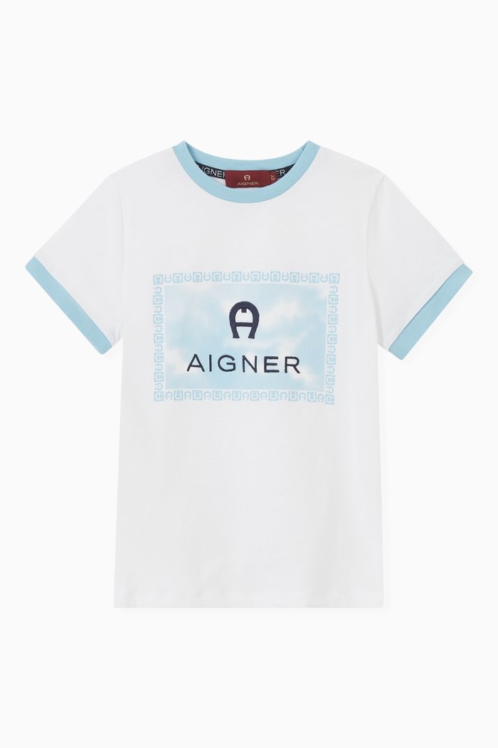 

Logo T-shirt in Cotton, Blue