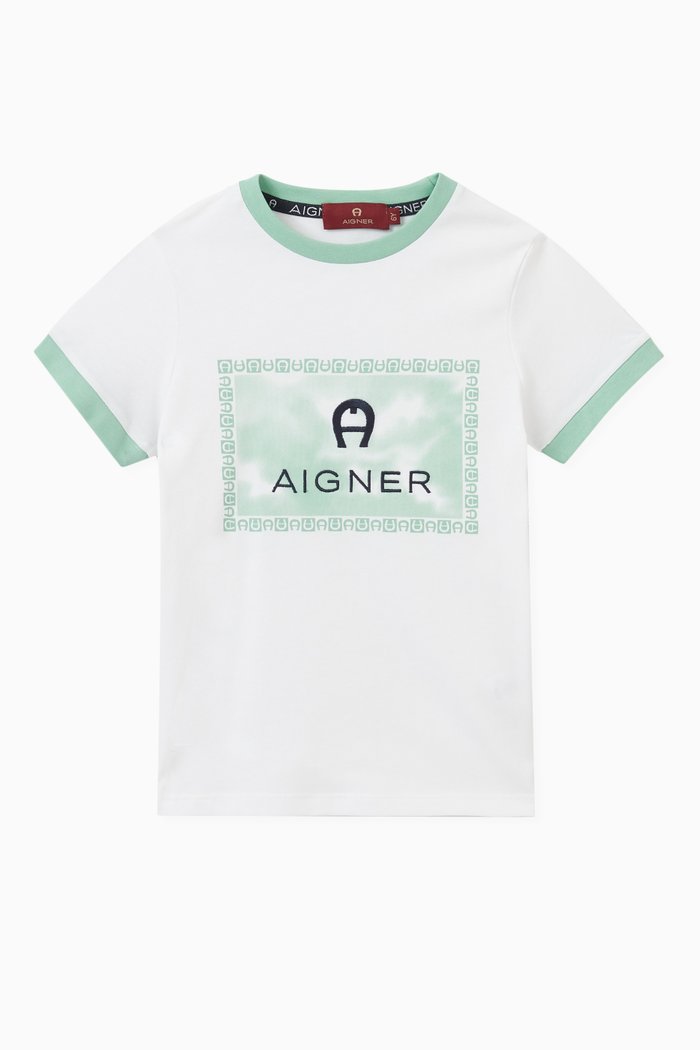 

Logo T-shirt in Cotton, Green