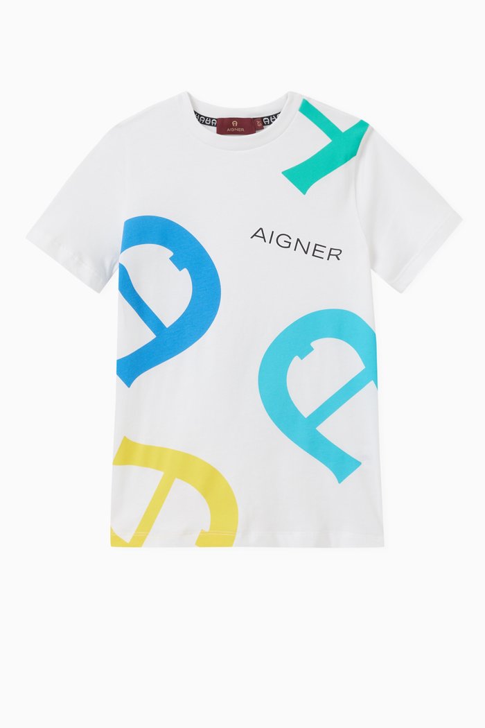 

Logo T-shirt in Cotton, White