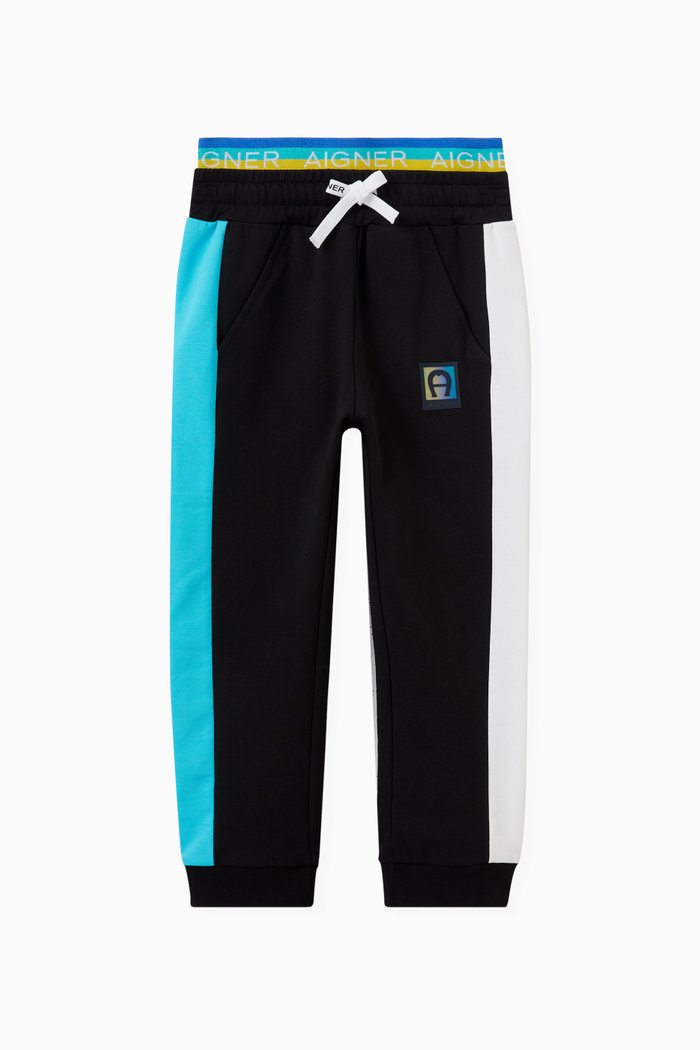 

Logo Pants in Cotton-blend, Black