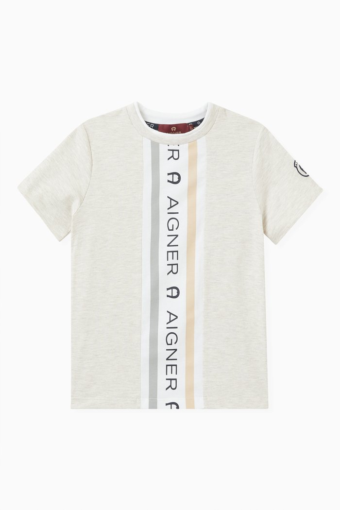 

Logo T-shirt in Cotton, Silver