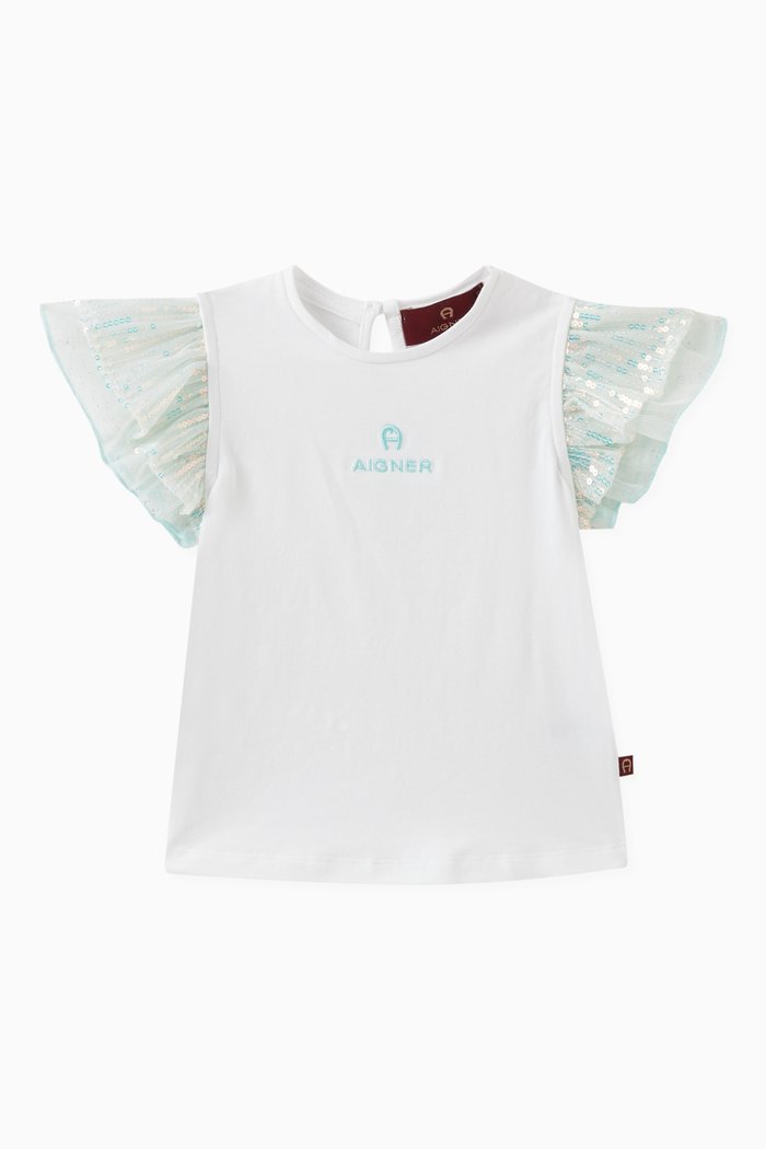 

Logo T-shirt in Cotton, Blue