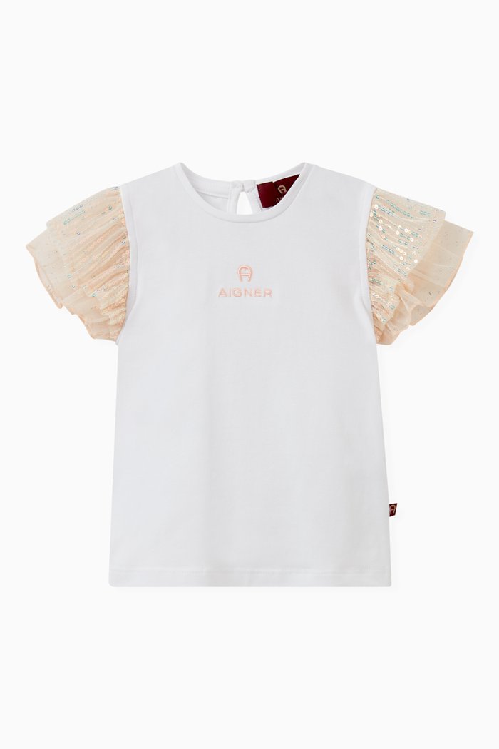 

Logo T-shirt in Cotton, Neutral