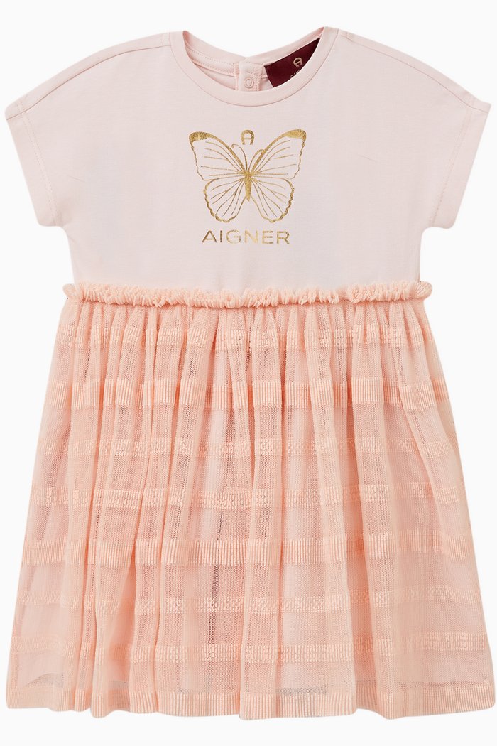 

Logo Graphic T-shirt Dress, Pink