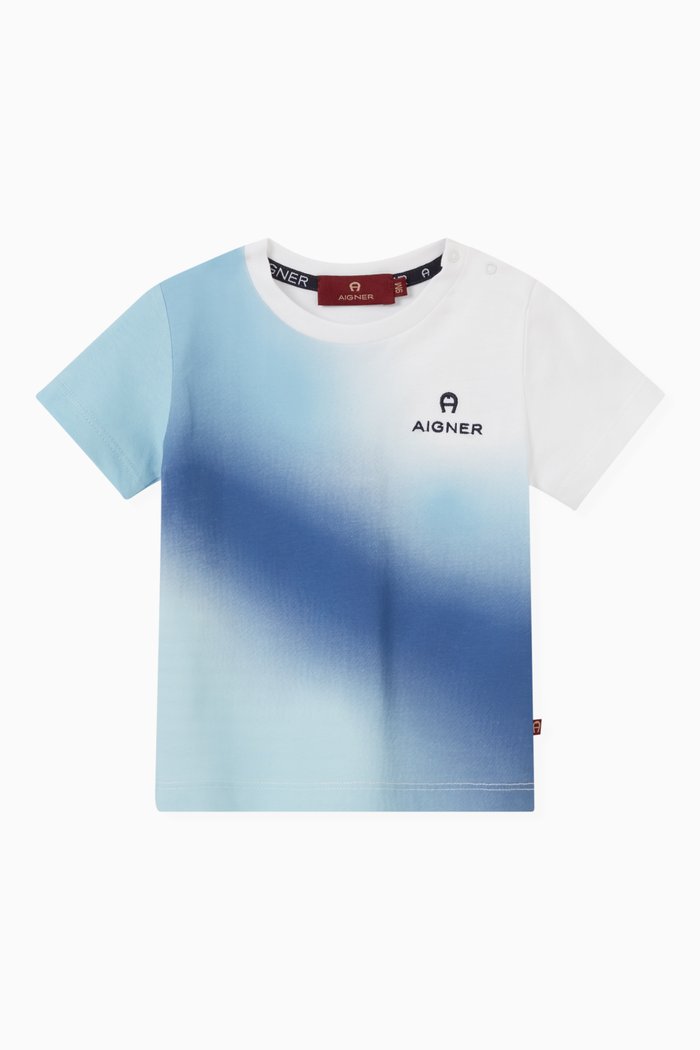 

Tie-dye T-shirt in Cotton, Blue