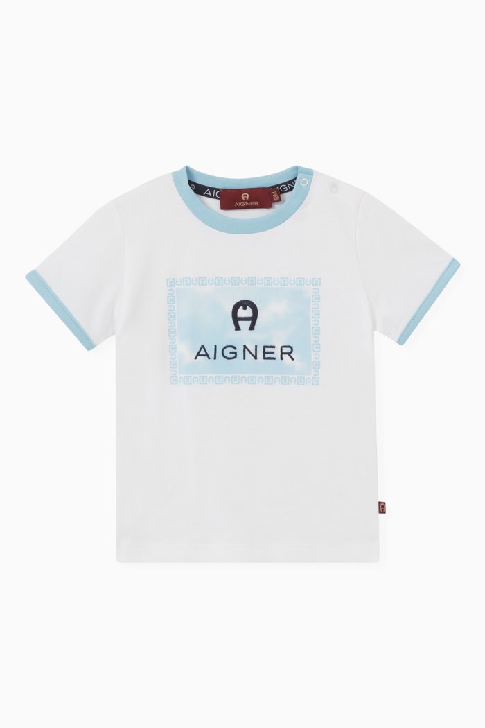 

Logo T-shirt in Cotton, Blue