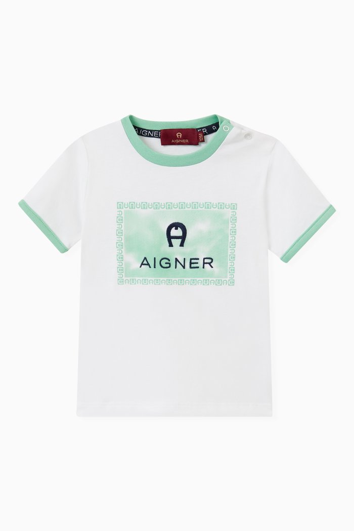 

Logo T-shirt in Cotton, Green
