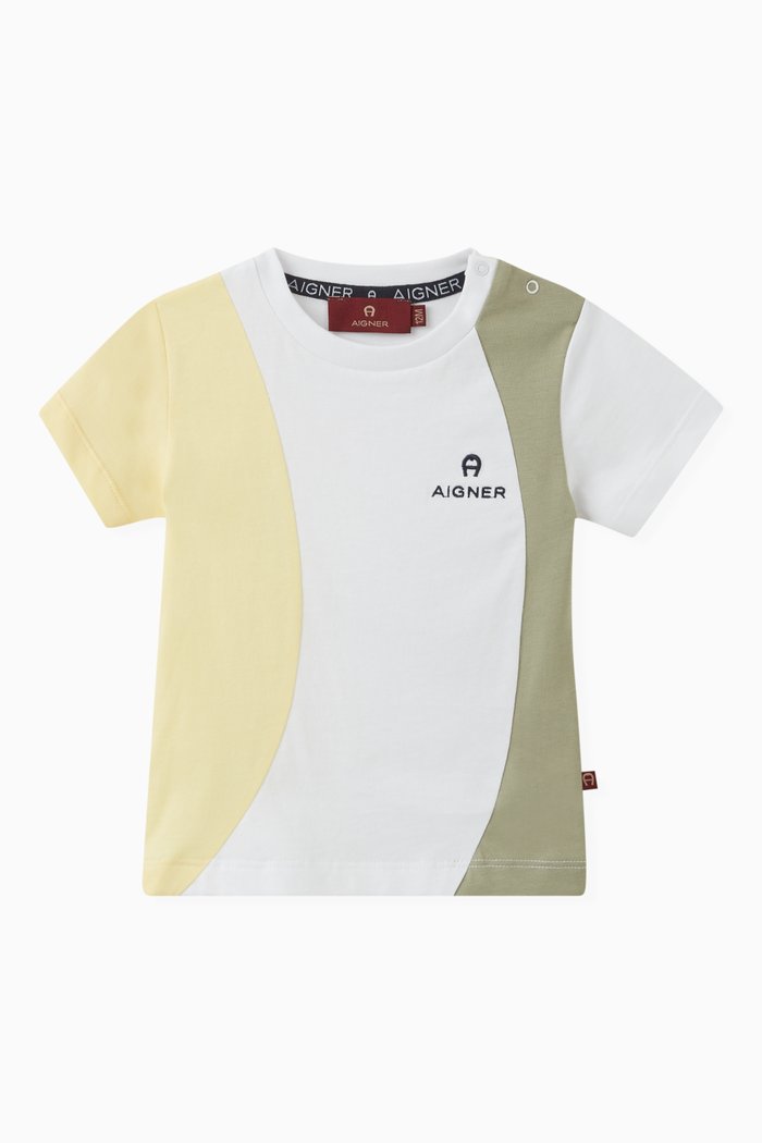 

Logo T-shirt in Cotton, Yellow