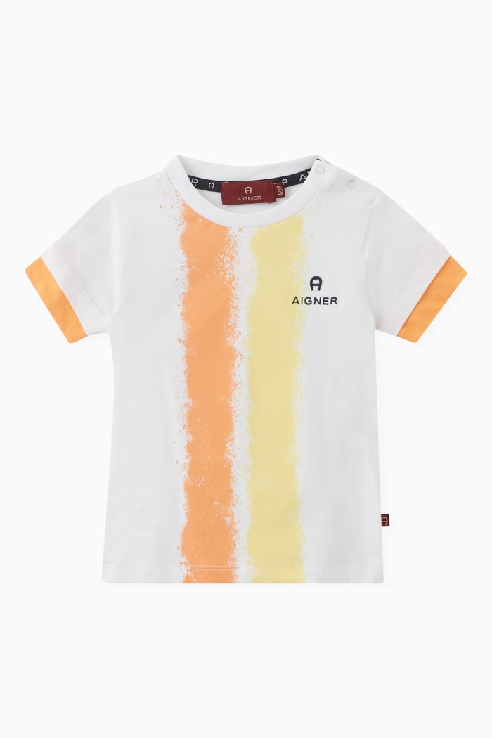 

Logo T-shirt in Cotton, Orange