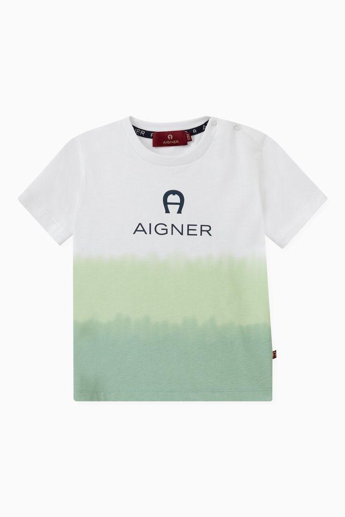 

Logo T-shirt in Cotton, Green