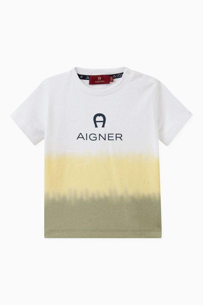 

Logo T-shirt in Cotton, Yellow