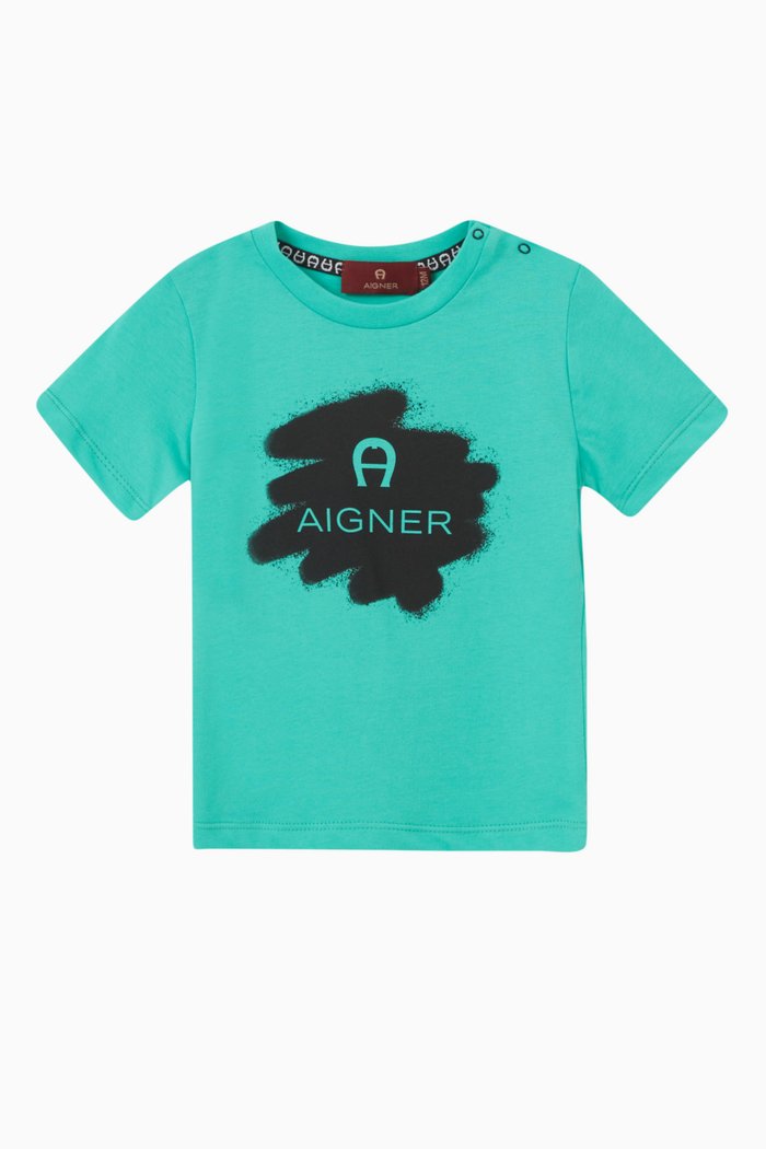 

Logo T-shirt in Cotton, Blue