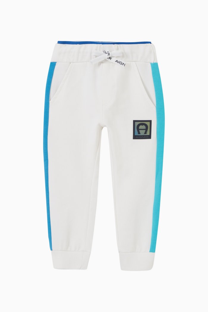 

Logo Sweatpants in Cotton, White