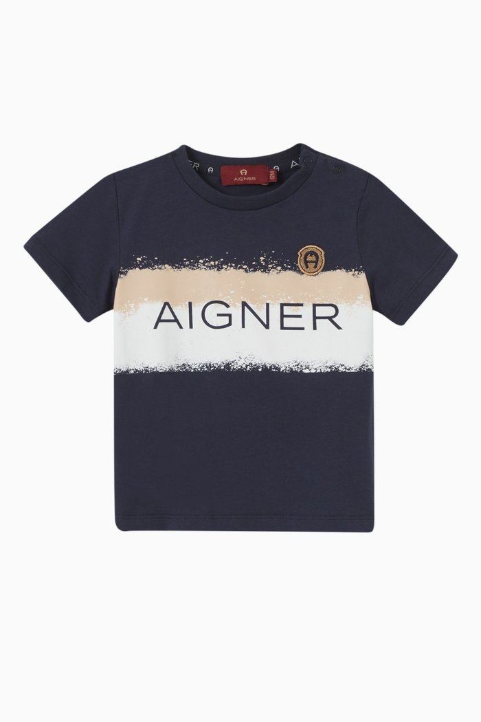 

Logo T-shirt in Cotton, Blue